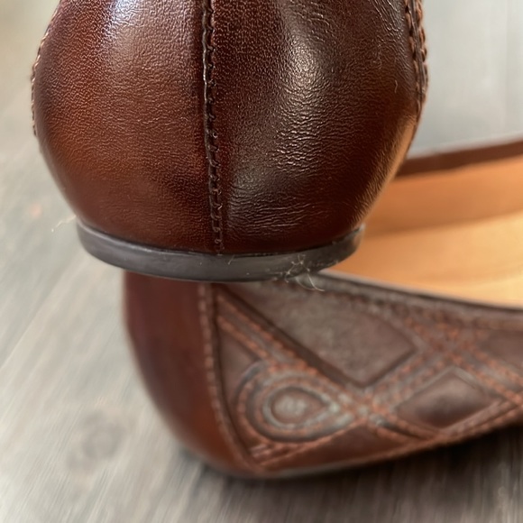 Nurture brown braided pattern flats, size 9.5, like new - Picture 5 of 10
